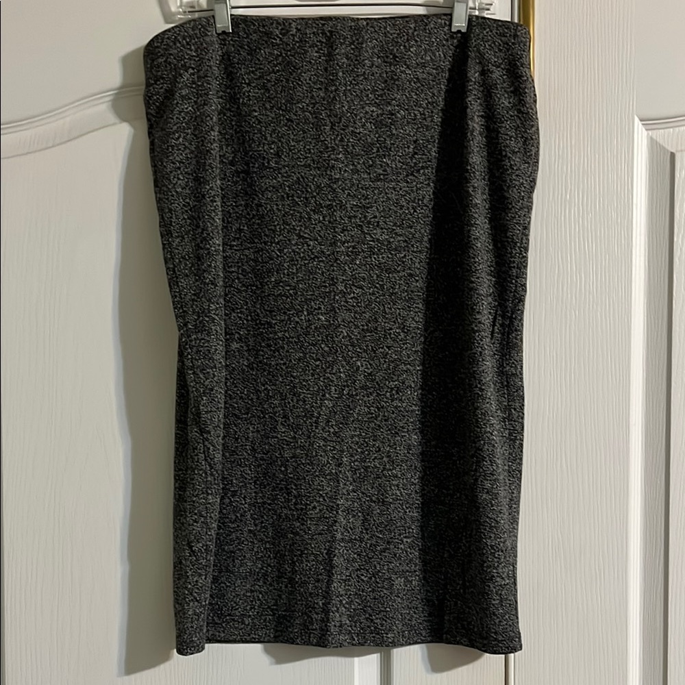 Old Navy Gray Pencil Skirt Knee-Length Workwear